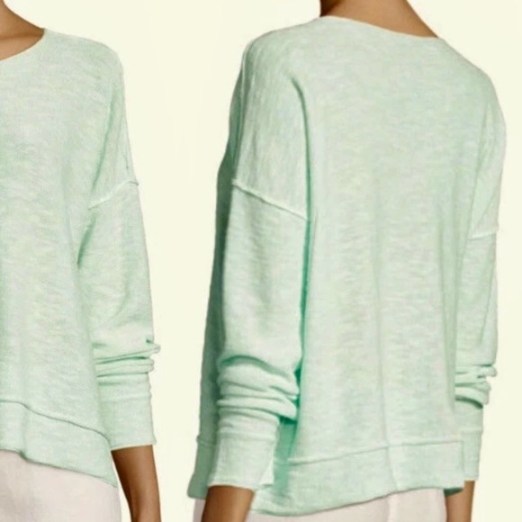 NWT Eileen Fisher organic linen/cotton round neck knit boxy top Sz L | $198 - Picture 11 of 13